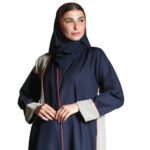 ⁦عباية عملية بقماش الكريب⁩ - الصورة ⁦2⁩