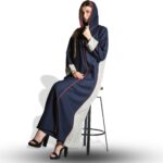 ⁦عباية عملية بقماش الكريب⁩ - الصورة ⁦4⁩