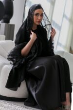 ⁦عباية تفته بأكمام فرنسي⁩ - الصورة ⁦4⁩