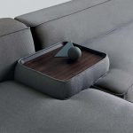 simple gray sofa
