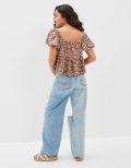 Baby Doll V-neck Blouse - Image 2