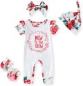 Newborn baby salopettes with printed graphics - Image 6
