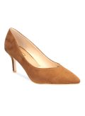 High-heeled shoes without laces
