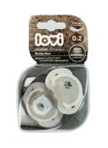 Friendly Bear Print Silicone Dynamic Silicone Pacifier Set 2-Piece (Newborn - 2 Months) Model No: 22/862 - Image 2