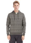 Hoodie with a gray hoodie pattern