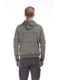 Hoodie with a gray hoodie pattern - Image 2
