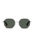 Sunglasses with an uneven frame